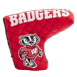 Team Golf - Wisconsin Badgers Quilted Blade Putter Cover - Multicolor