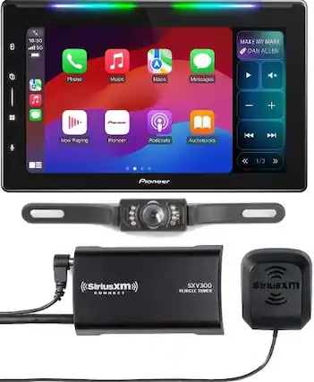 10:30 5G
MAKE MY MARK
DAN ALLEN
A Phone Music Maps Messages x - +
Now Playing Pioneer Podcasts Audiobooks 1/3 Pioneer (SiriusXM)
CONNECT SXV300 VEHICLE TUNER SiriusXM