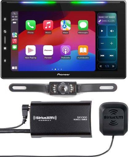 Pioneer - DMH-WT6000NEX 10.1" Digital Multimedia Receiver + Satellite Radio Tuner + Licence Plate Style Backup Camera - Black