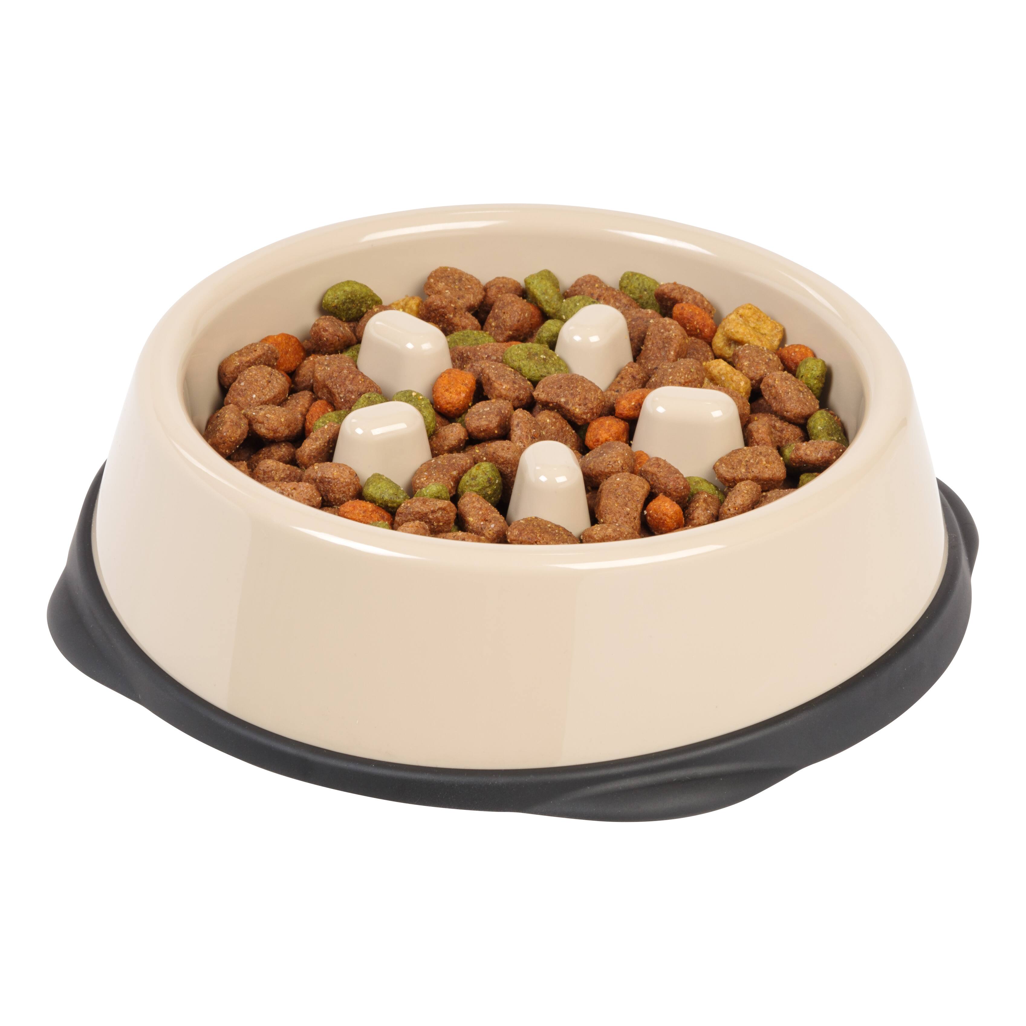 IRIS USA 2Cup/4Cup Slow Feeder Dog Bowl for Pets Tan - Best Buy