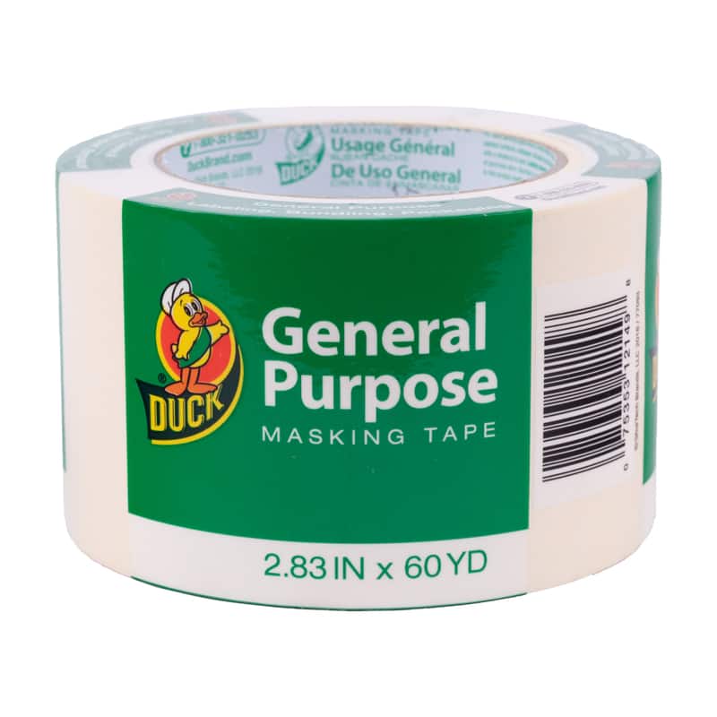 Duck - 2.83 in. W X 60 yd L Tan Regular Strength Masking Tape 1 pk Case of 8 price history on PriceWatchPro