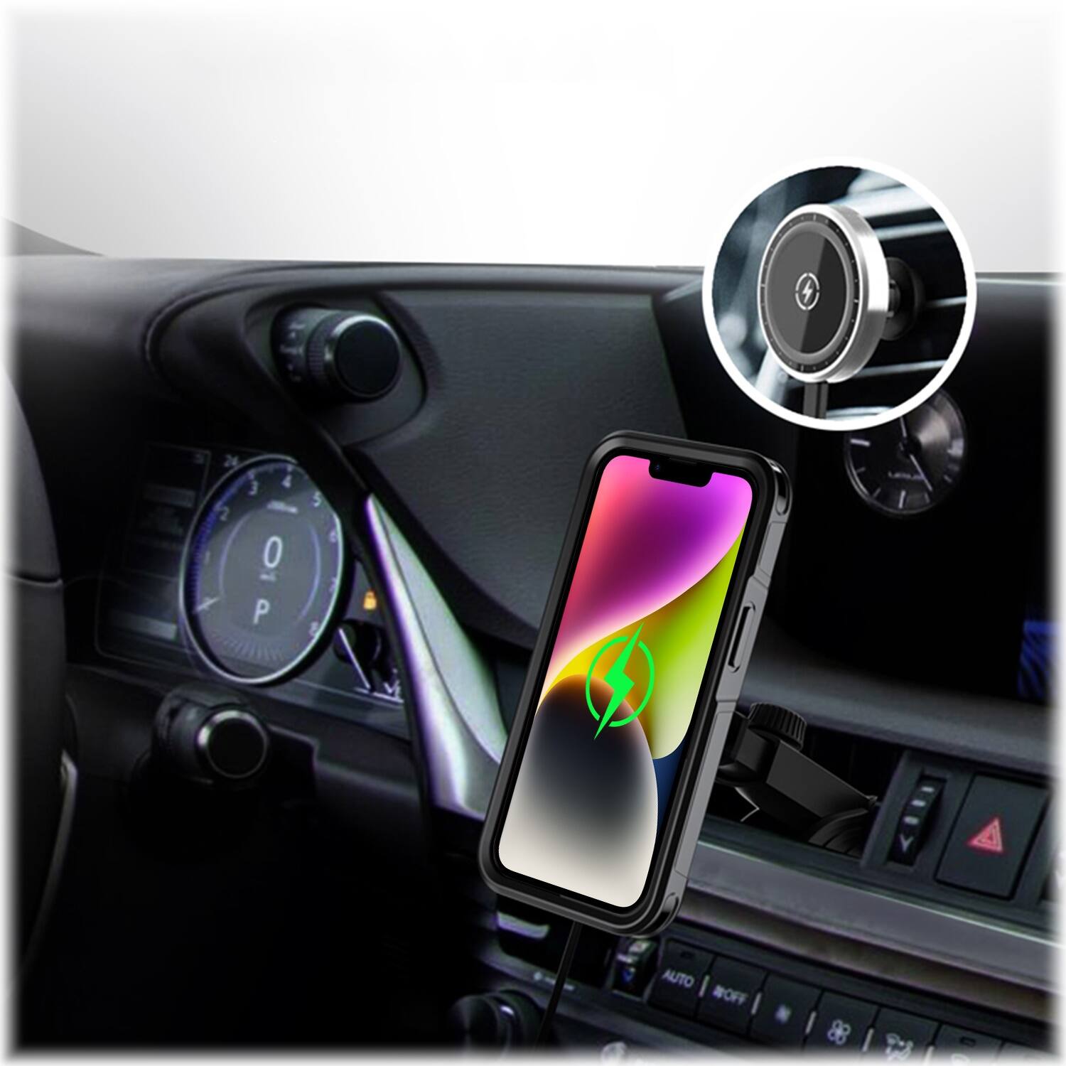 Alt View 15. SaharaCase - Armor Series Hard Shell Case for Apple iPhone 14 Plus - Black.