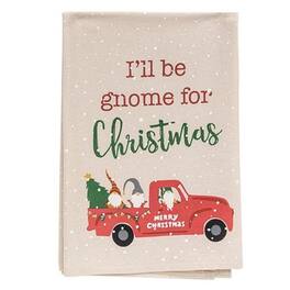 BreeBe - *I'll Be Gnome for Christmas Dish Towel - Multi