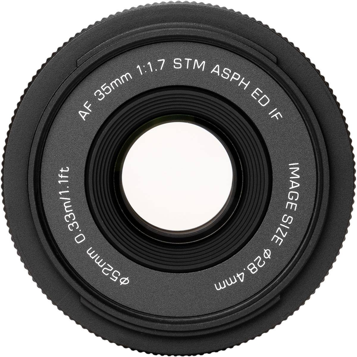 AF 35mm 1:1.7 STM ASPH ED IF  
0.33m/1.1ft  
IMAGE SIZE 42mm  
Φ52mm