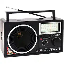 AudioBox - Rechargeable Solar Radio Bluetooth - Black