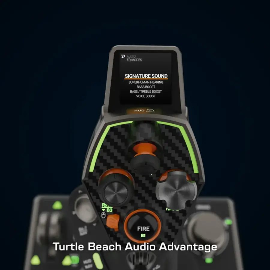 Turtle Beach Audio Advantage: Signature Sound, Superhuman Hearing, Bass Boost, Bass Treble Boost, Voice Boost, HUD +14 Rx B3 e Fire B1.