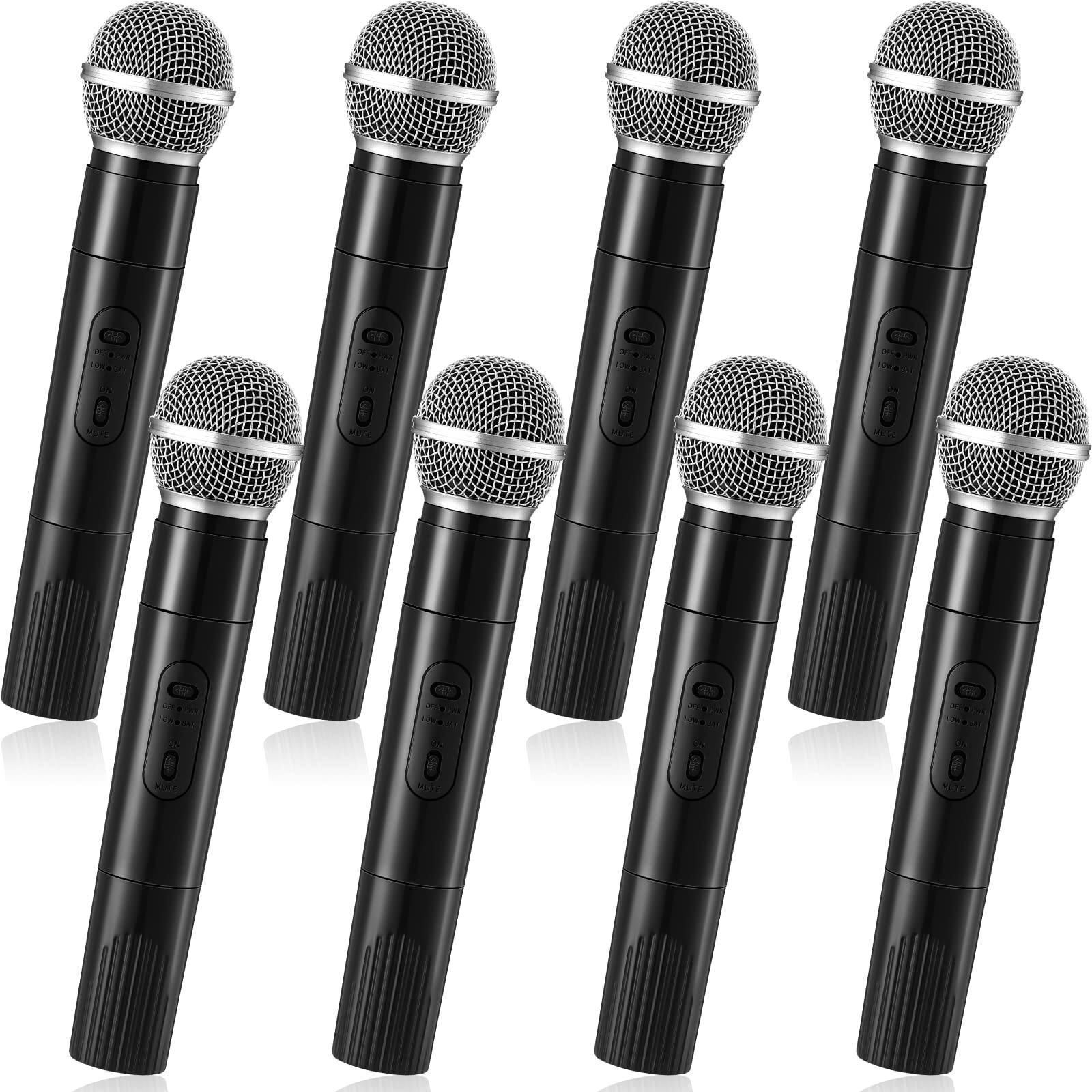 METALTON Microphone Prop Bulk Pretend Plastic Mic For Costume Karaoke ...