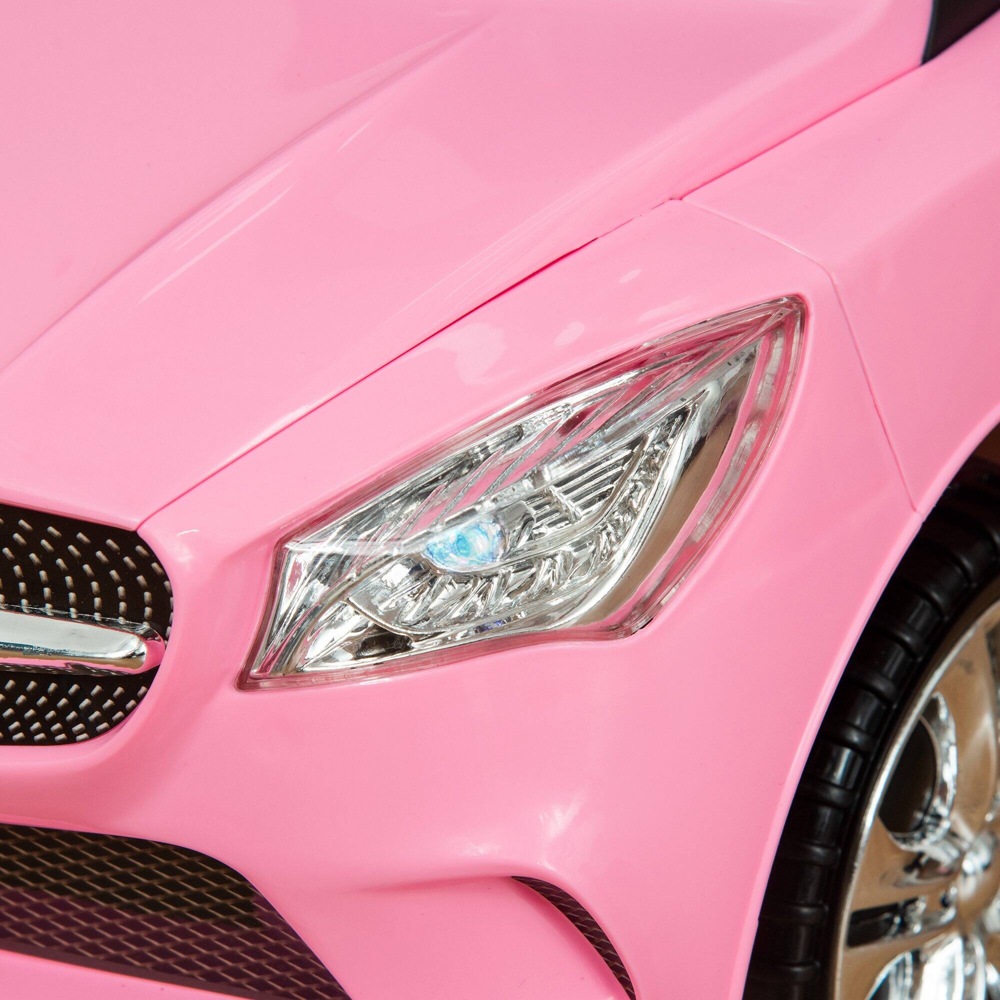 Alt View 5. Aosom - Kids Ride On Push Car, Foot-to-Floor Walking Sliding Toy Car, Working Horn, Music, Headlights, Storage.