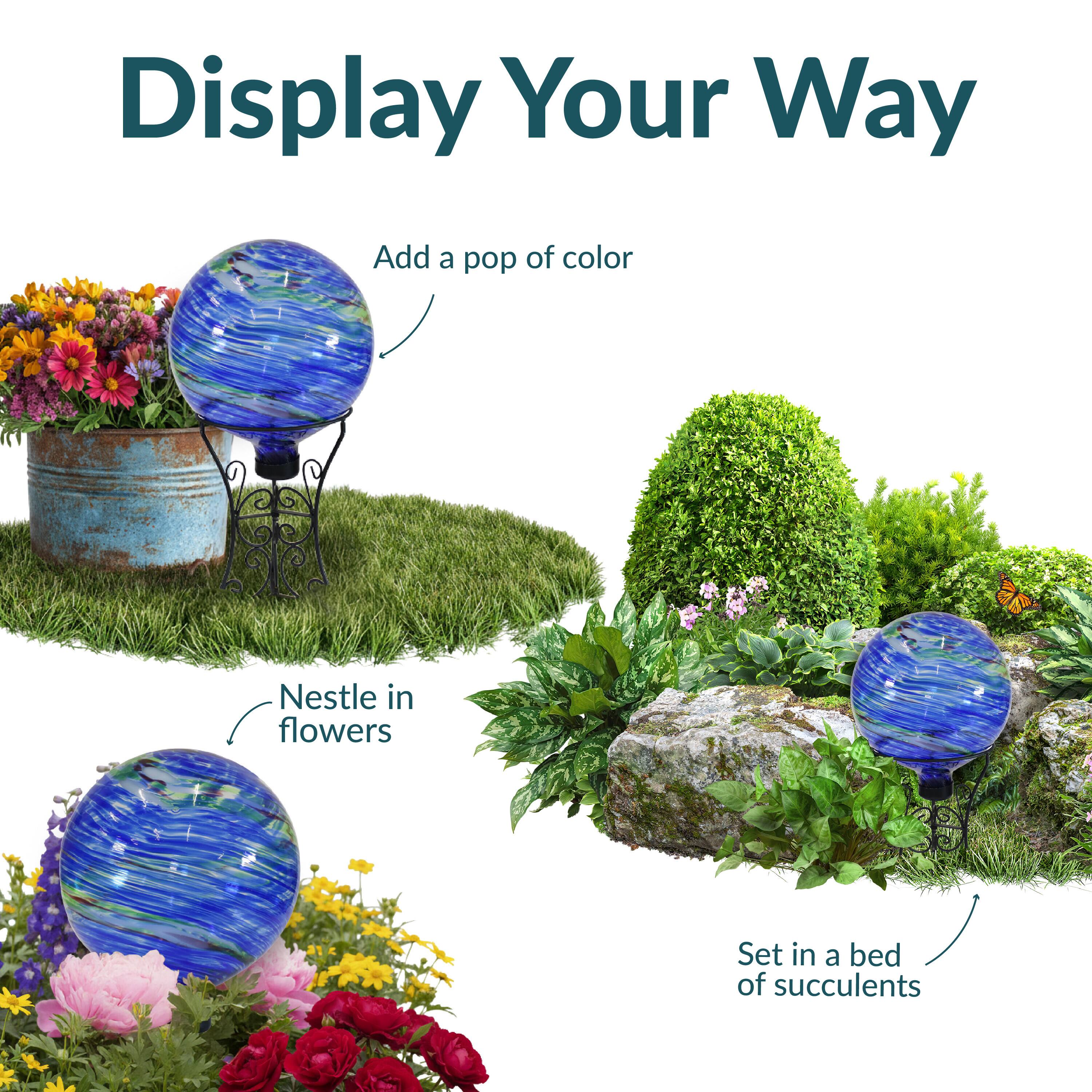 Display Your Way

- Add a pop of color
- Nestle in flowers
- Set in a bed of succulents