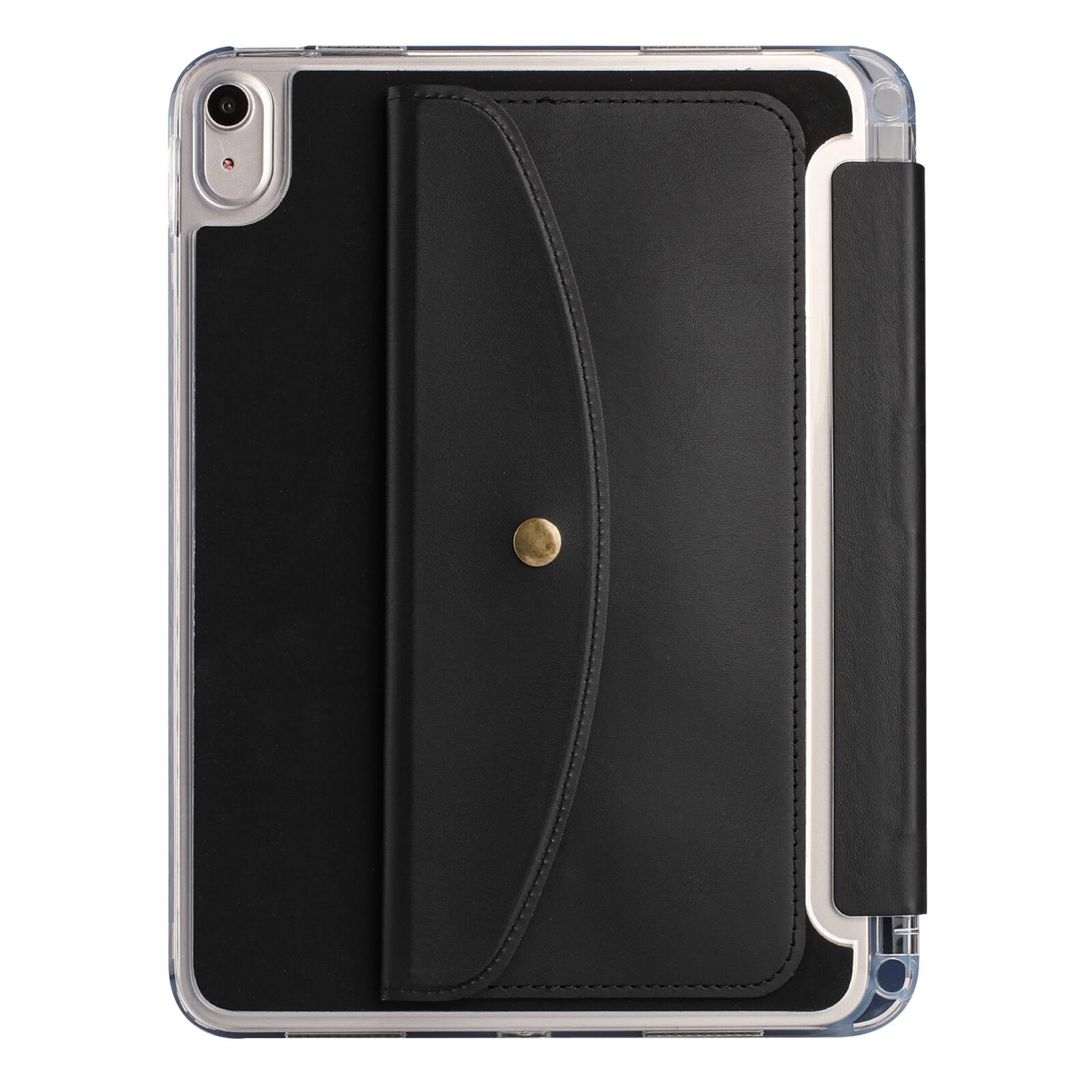 Alt View 6. Dteck - for Apple iPad (A16) 11" 2025 & iPad 10th Gen 2022 Y-Fold Tablet Case,Shockproof Cover with Wallet Pockets & Pen Holder - Black.