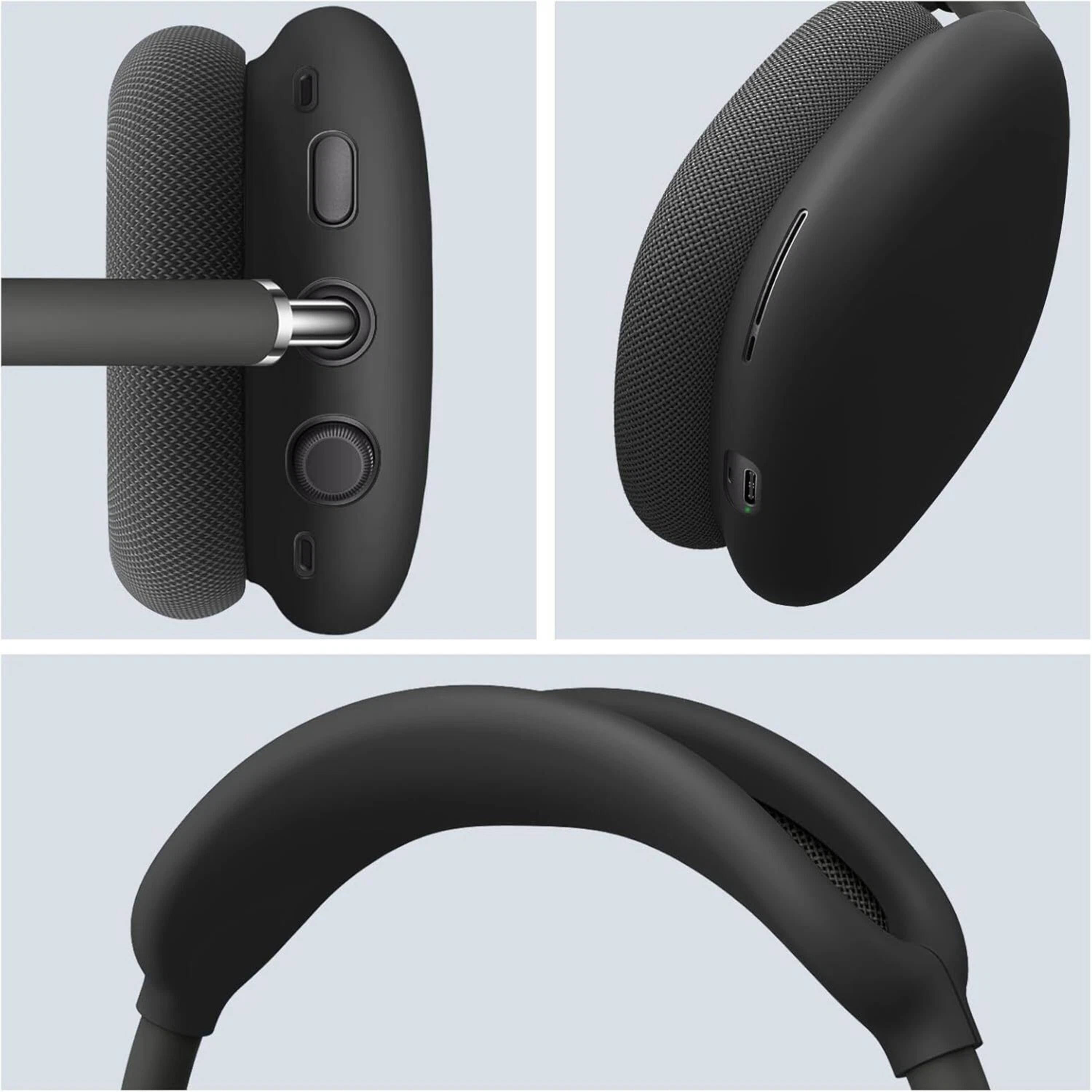 Alt View 1. Kitcheniva - Soft Silicone Protective Case For AirPods Max Headphones Gray - Gray.