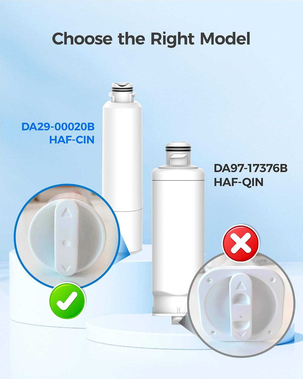 Choose the Right Model

DA29-00020B HAF-CIN

DA97-17376B HAF-QIN
