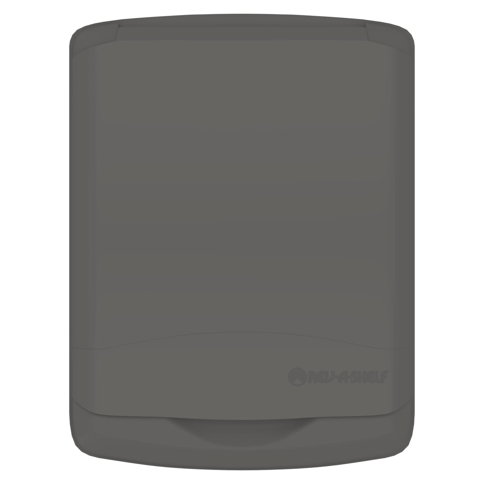 Alt View 8. Rev-A-Shelf - Rev-A-Shelf 35 Qt Trash Can Replacement Lid, Gray, RV-35-LID-13-1-40 (2 Pack) - Orion Gray.