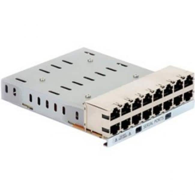 Lantronix - SLC 8000 16-Port RS-232 RJ45 I/O Module - For Data Networking - 16 x RJ-45 Serial RS-232 - 1 - Black price history on PriceWatchPro