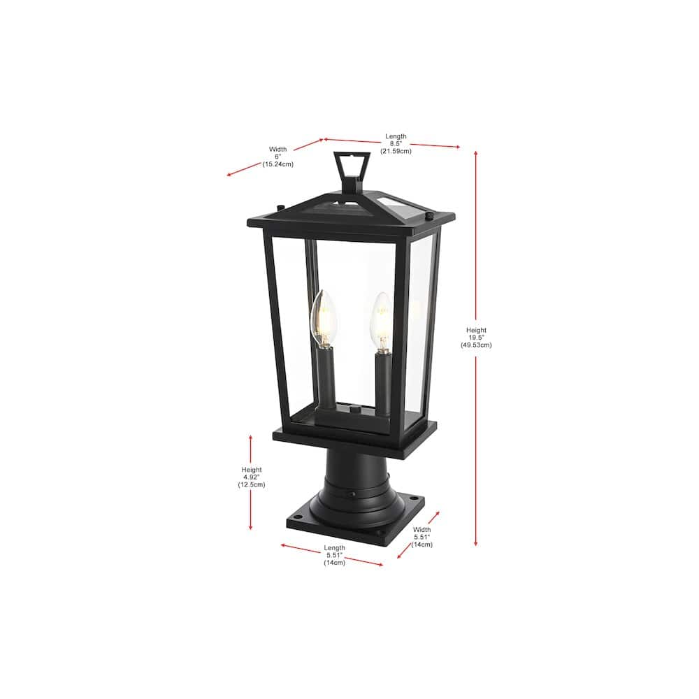 Elegant Lighting - Berks 7 inch Outdoor Pendant - Black price history on PriceWatchPro