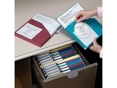 Alt View 3. Smead - Smead Adhesive Holders for CD/DVD, Clear Polypropylene/PP, 10/Pack (68144) - Clear.