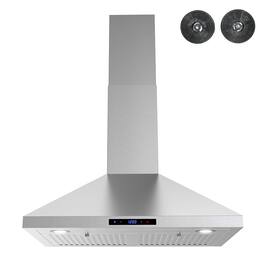 Streamline - 30 inches - Convertible - Wall Range Hood - Brushed Stainless Steel