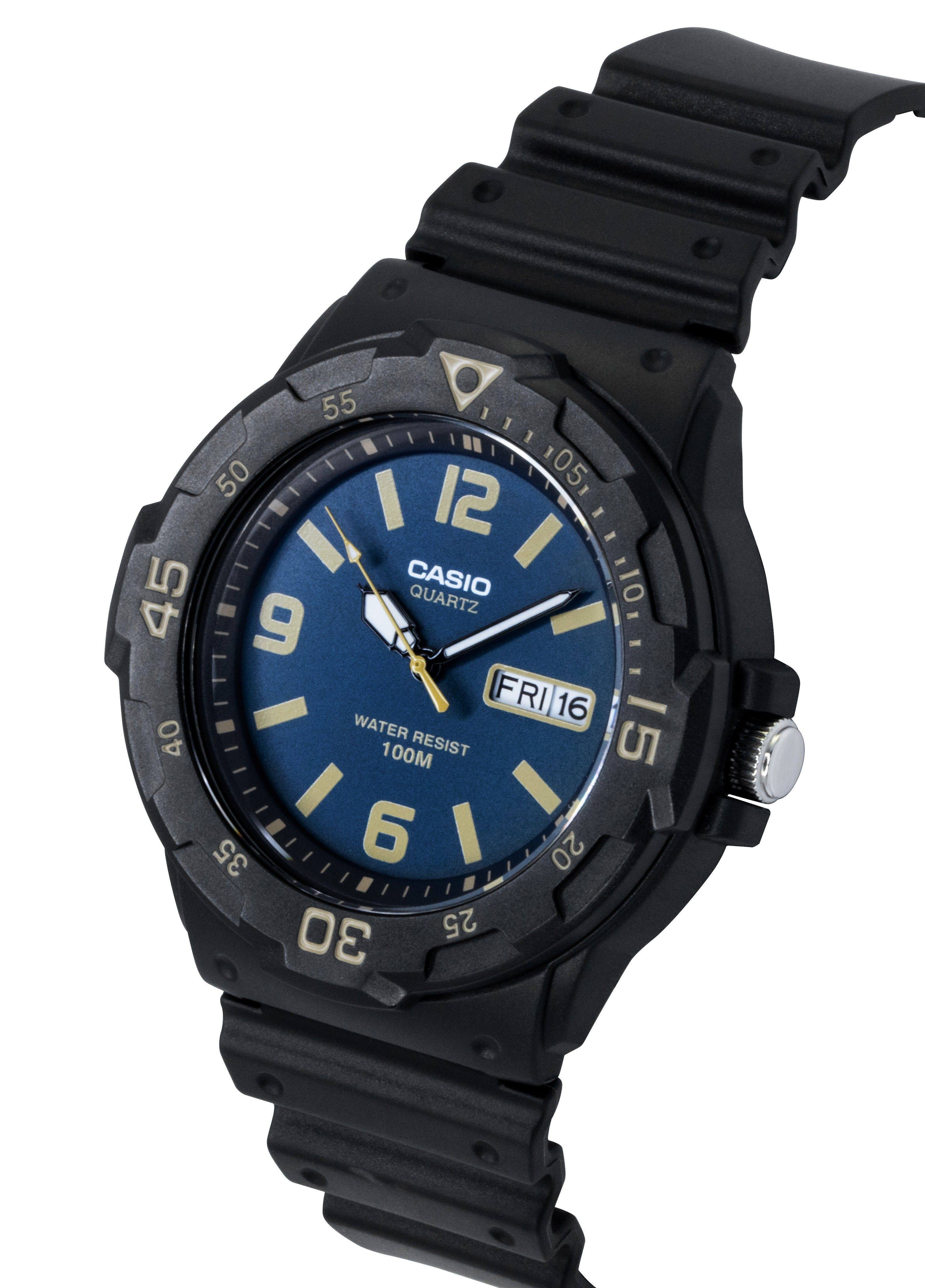 55 111 50 051 I 12 I I 45 CASIO QUARTZ .10, - 9 FRI 16 40 - WATER 15 100M RESIST 35 6 I 20 30 25

Corrected:
55 111 50 051 I 12 I I 45 CASIO QUARTZ .10, - 9 FRI 16 40 - WATER RESIST 100M 35 6 I 20 30 25
