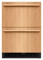 KitchenAid - 4.4 Cu. Ft. Undercounter Double-Drawer Refrigerator - Custom Panel Ready - Front_Zoom