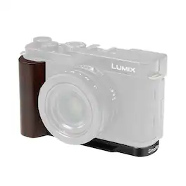 Smallrig - L-Shaped Mount Plate with Wooden Handle for Panasonic LUMIX L10 Camera, Black