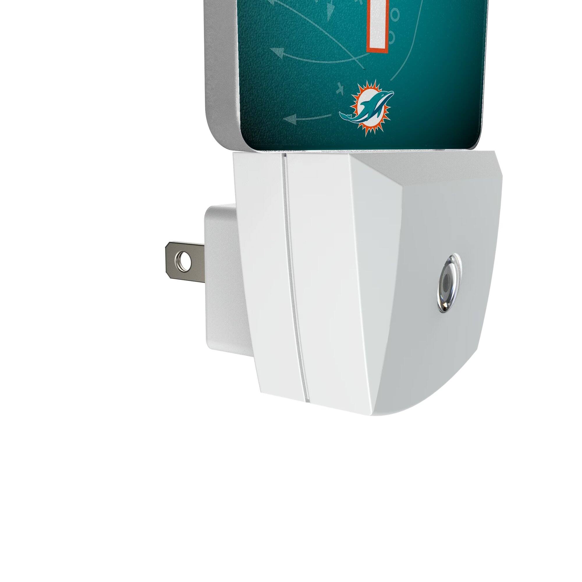 Alt View 2. Keyscaper - Tua Tagovailoa Miami Dolphins Nightlight 2-Pack - Multicolor.
