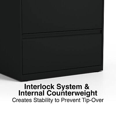 Interlock System & Internal Counterweight  
Creates Stability to Prevent Tip-Over