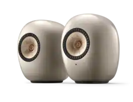 KEF - LS LUXE Wireless HiFi Speakers (Pair) - Dusk Titanium