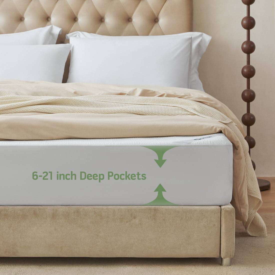 6-21 inch Deep Pockets