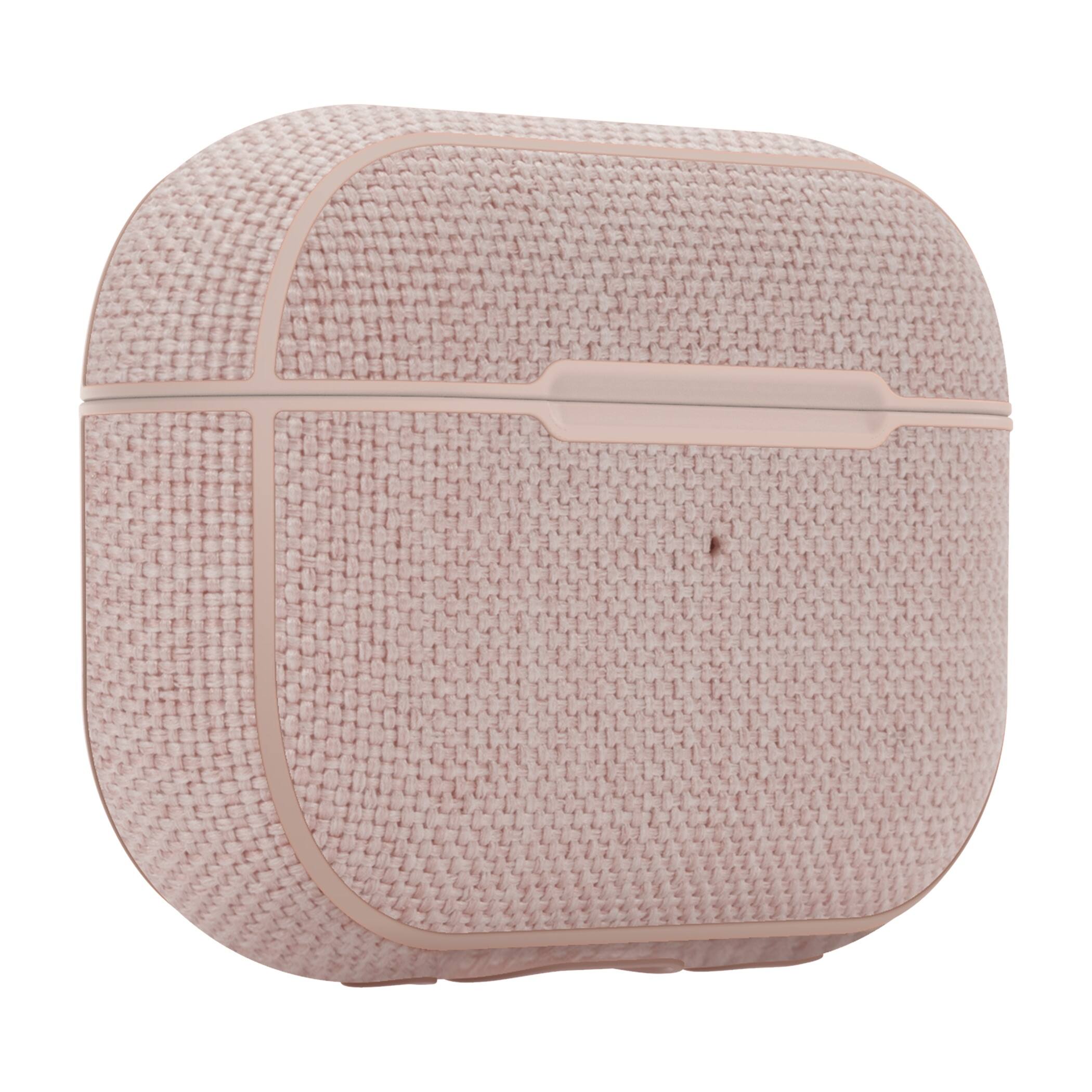 Left. Incase - Woolenex Case for AirPods Pro (1st & 2nd generation) - Blush Pink - Blush Pink.