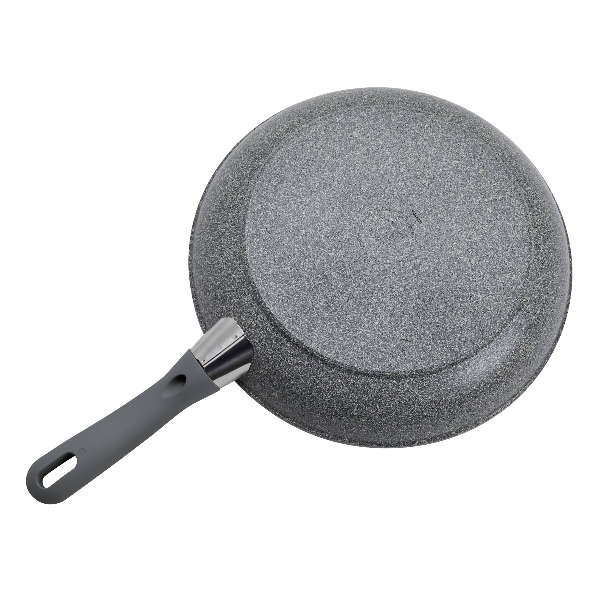 Alt View 2. ZWILLING - ZWILLING Parma Plus Ceramic 12-inch Aluminum Ceramic Nonstick Fry Pan - Grey.