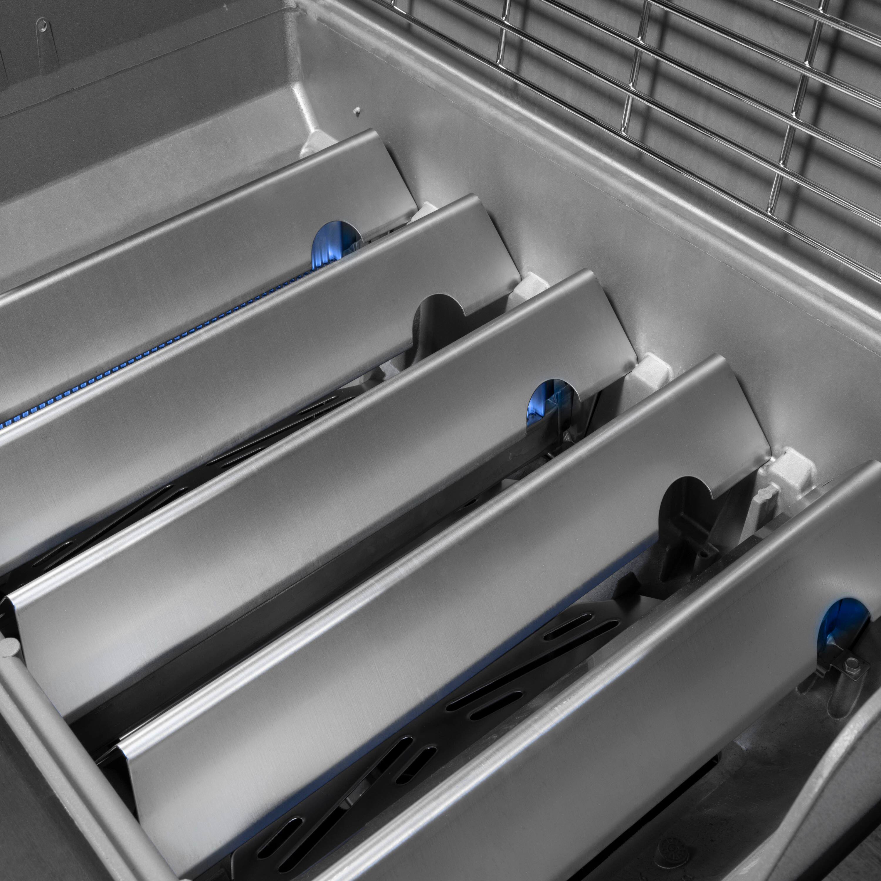 Alt View 14. Weber - GENESIS II S310 3-Burner Liquid Propane Gas Grill with Cover and Weber Connect Bundle - Stainless Steel.