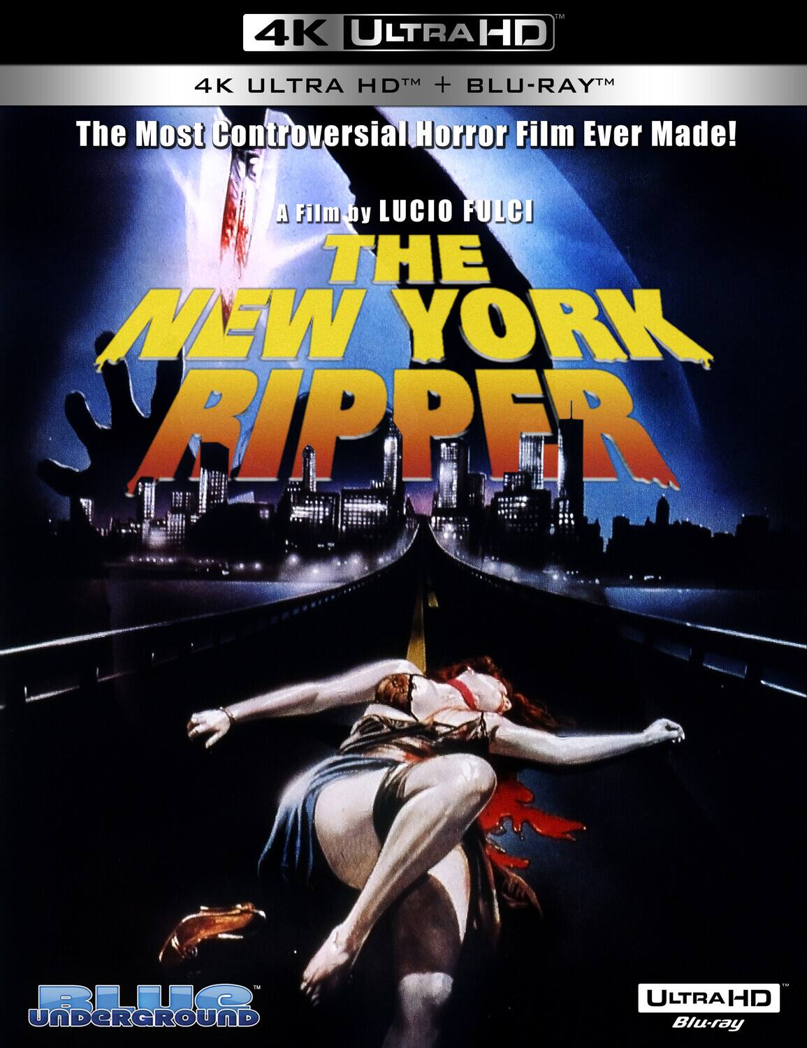 Front. The New York Ripper   - 4K Blu-Ray.