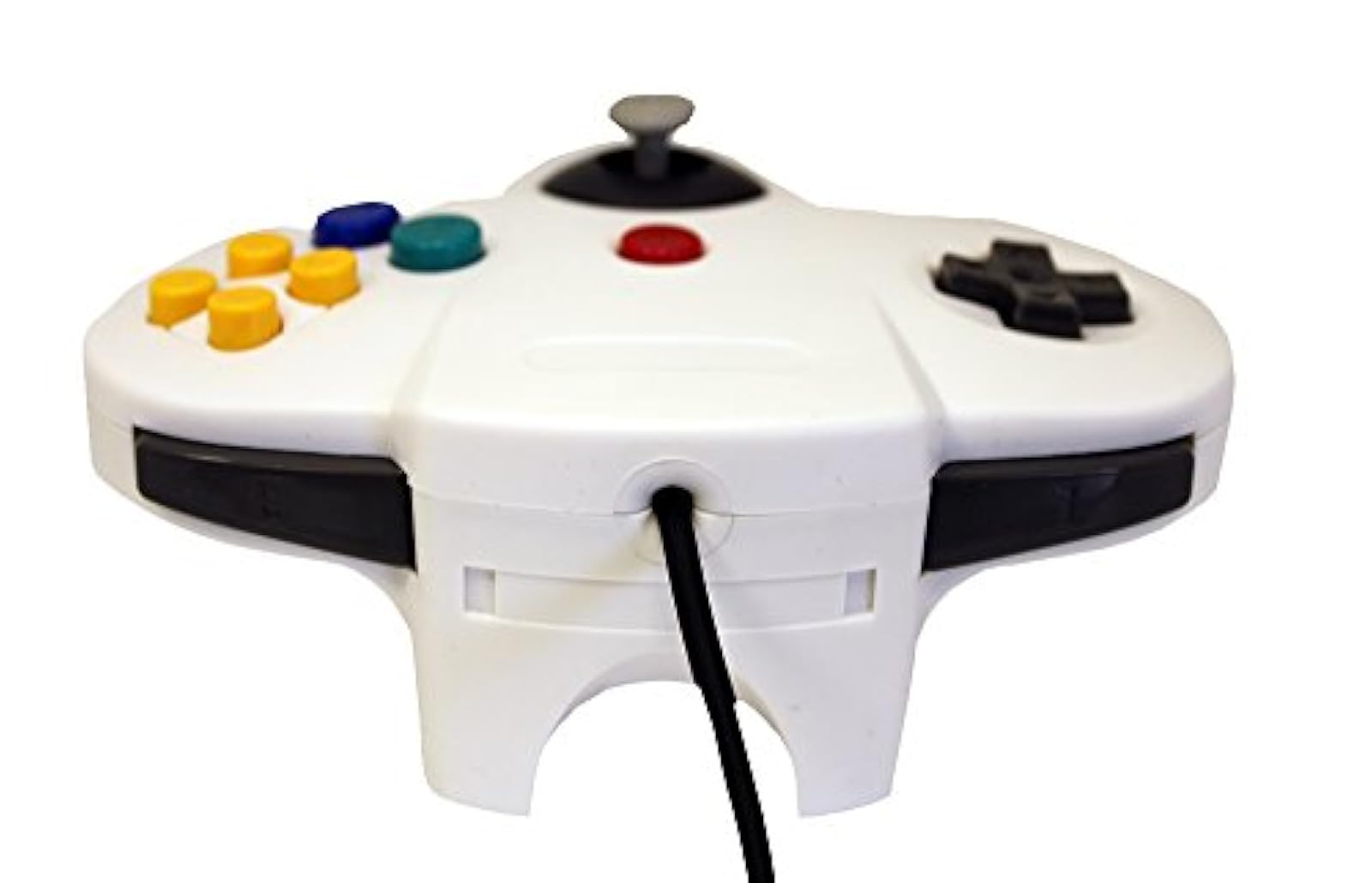 Alt View 2. Mars Devices - White Replacement Controller for N64 - White.