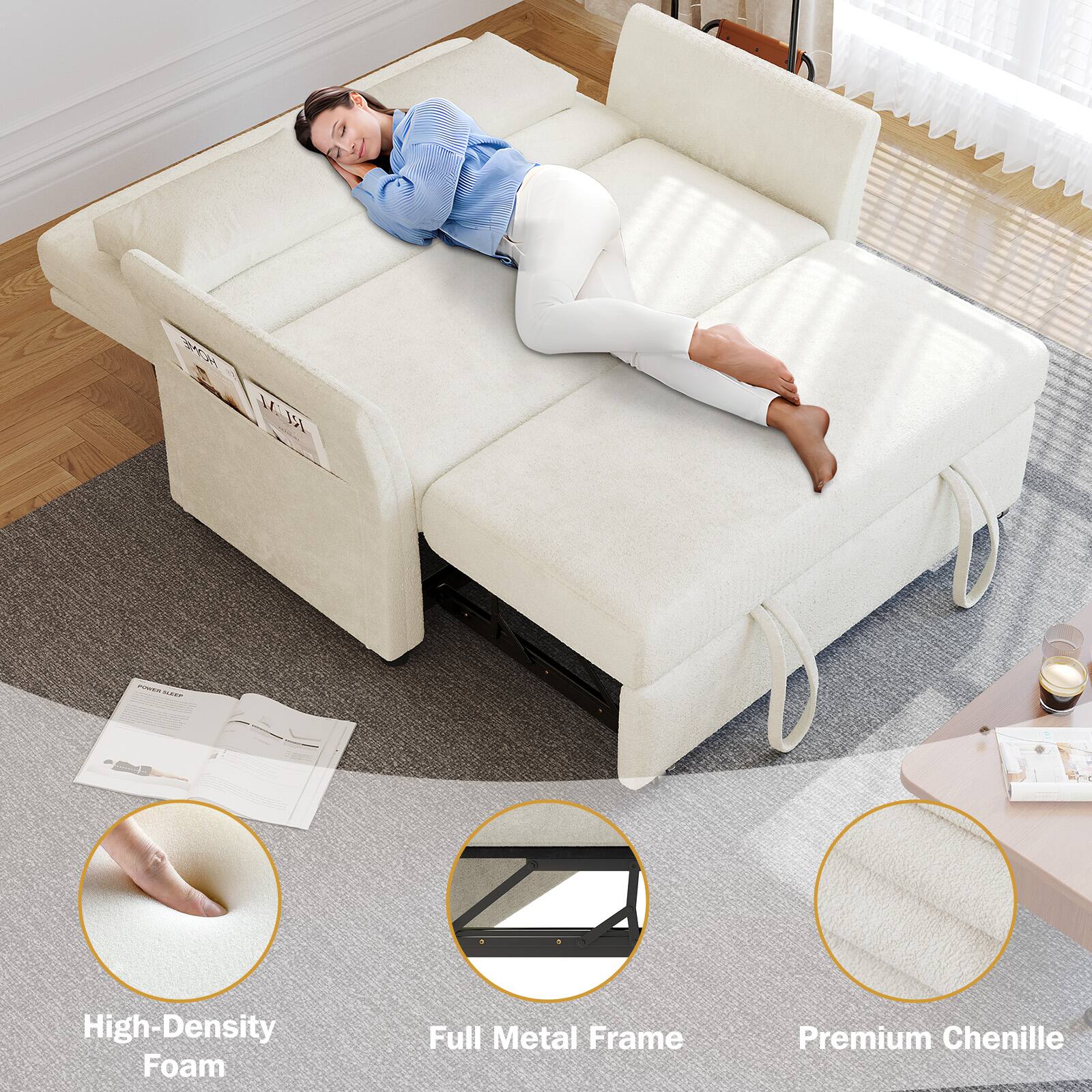 CI M I - High-Density Foam Full Metal Frame Premium Chenille

- High-Density Foam
- Full Metal Frame
- Premium Chenille