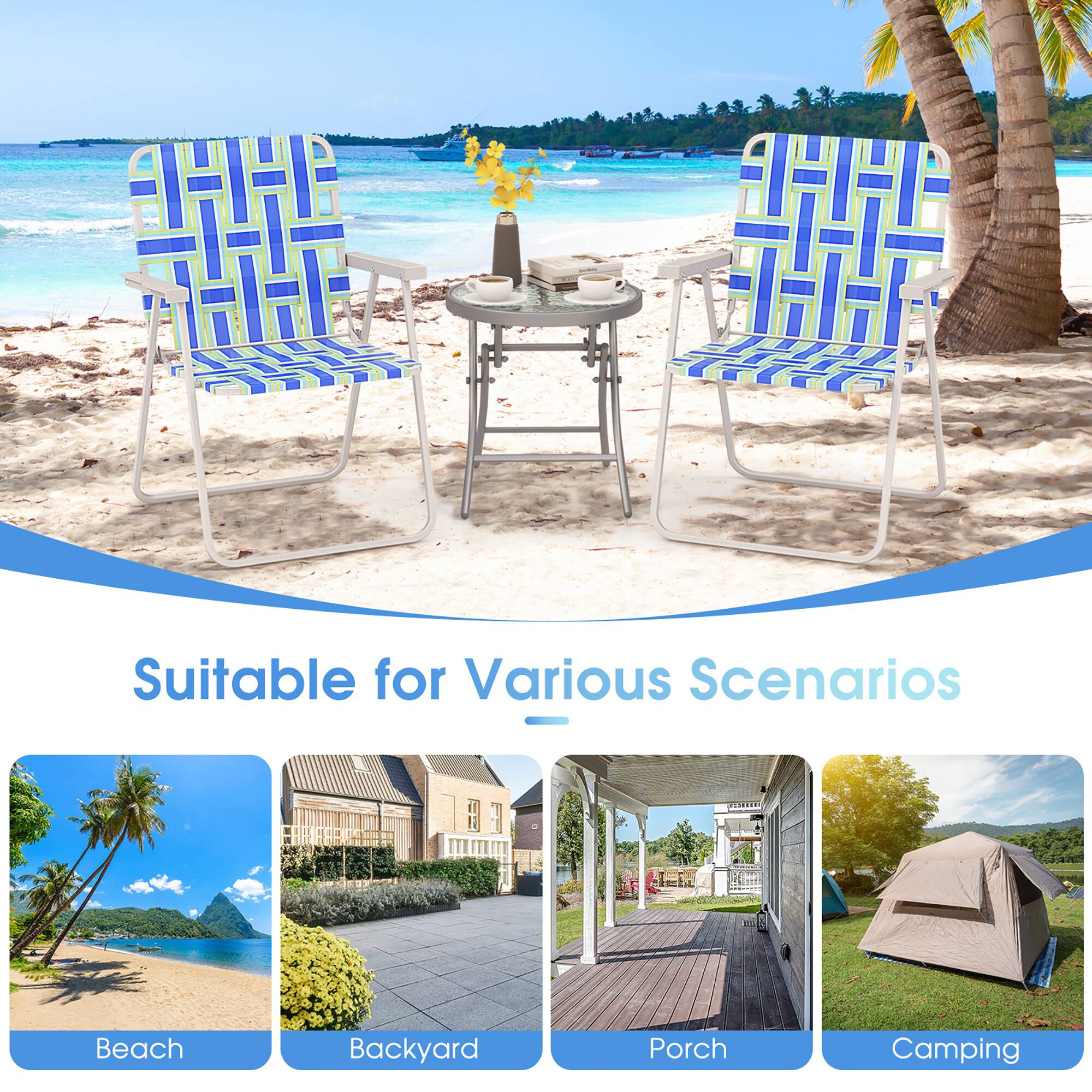 Suitable for Various Scenarios

- Beach
- Backyard
- Porch
- Camping