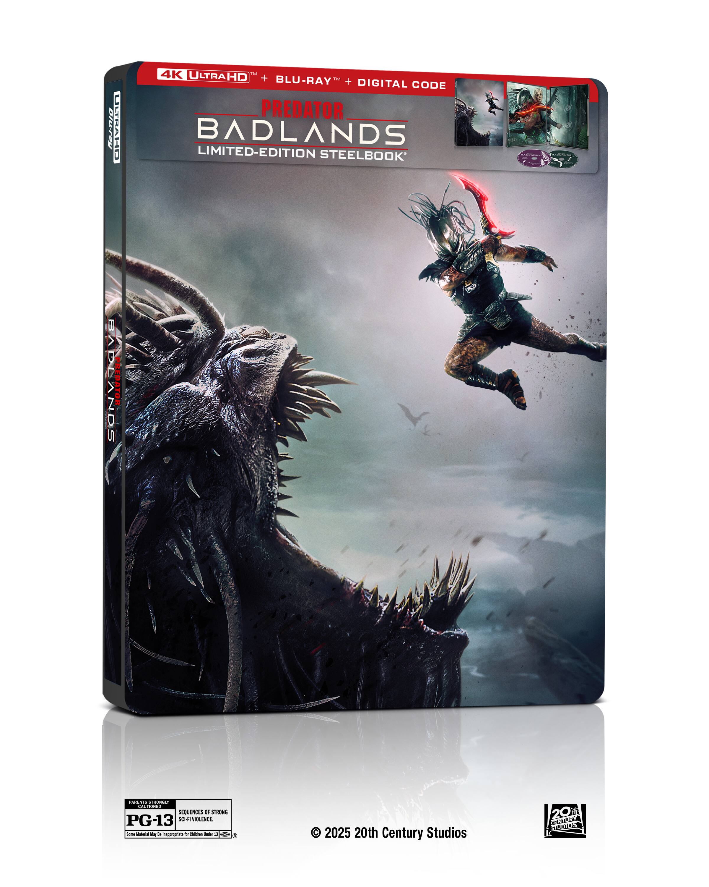 Alt View 1. Steelbook Predator: Badlands (4K UHD + Digital).