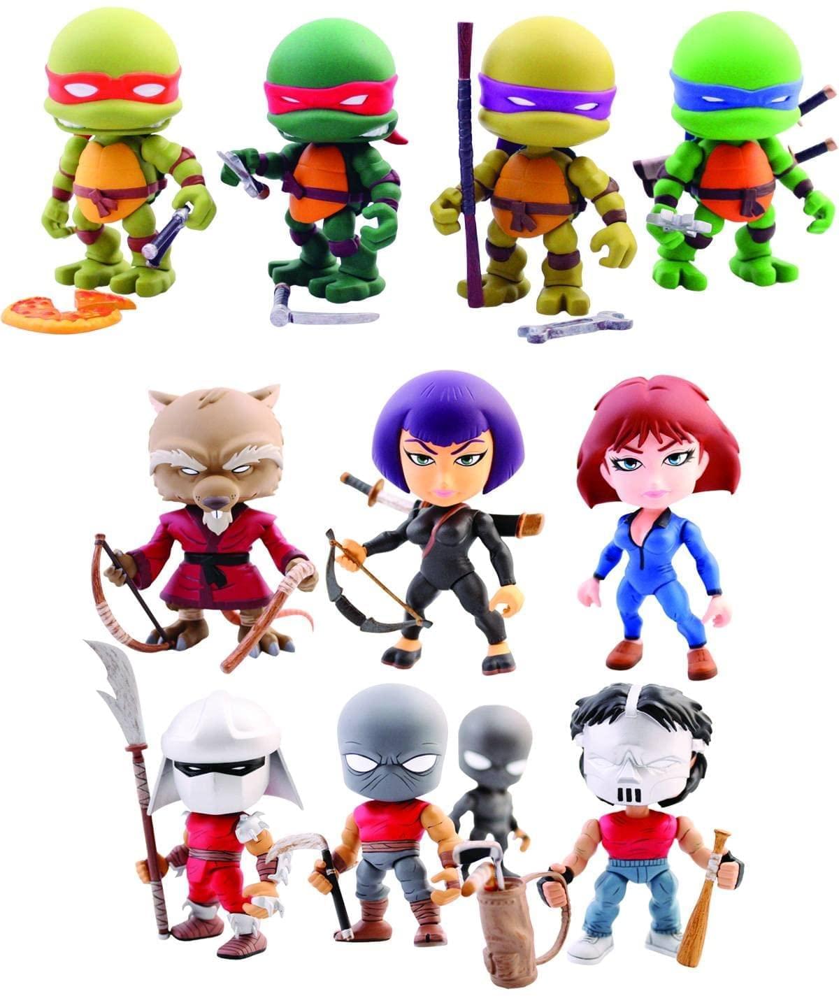 Alt View 2. The Loyal Subjects - Teenage Mutant Ninja Turtles Blind Box 3 Inch Action Vinyl Series 1 Figures | Case of 16.