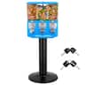 VEVOR - Candy Vending Machine, Triple Compartment Candy Vending Machine with Stand, Gumball & Candies Vendings Machines - Blue
