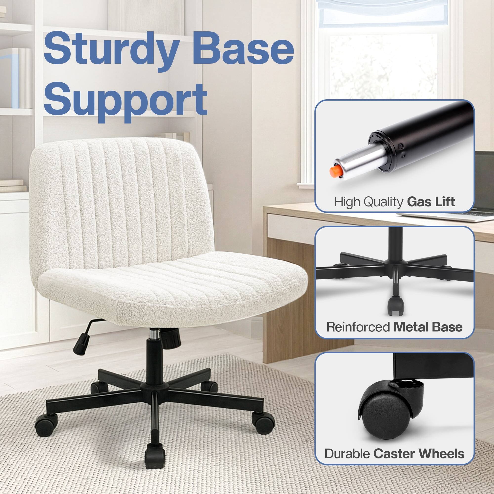 Sturdy Base Support  
- High Quality Gas Lift  
- Reinforced Metal Base  
- Durable Caster Wheels