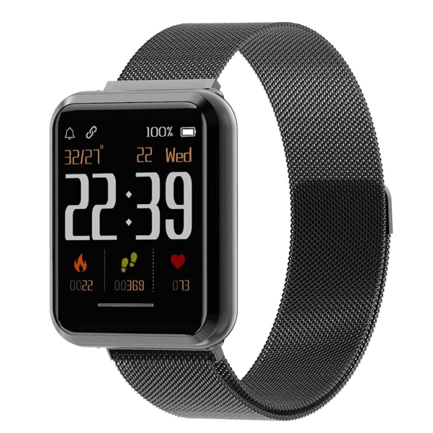 Stock Preferred - Emerge S3 Smartwatch for iPhone & Android - Black - (2025)