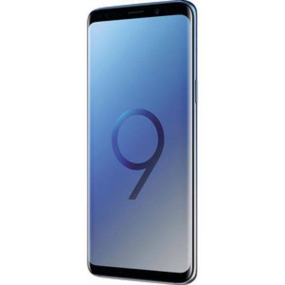 Left. Samsung - Samsung Galaxy S9 G960U (Fully Unlocked) 64GB - Coral Blue.