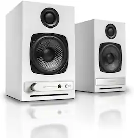 Audioengine - HD3 Next Gen Premium Desktop Speakers System w/Bluetooth aptX-HD (A2-HD) - White