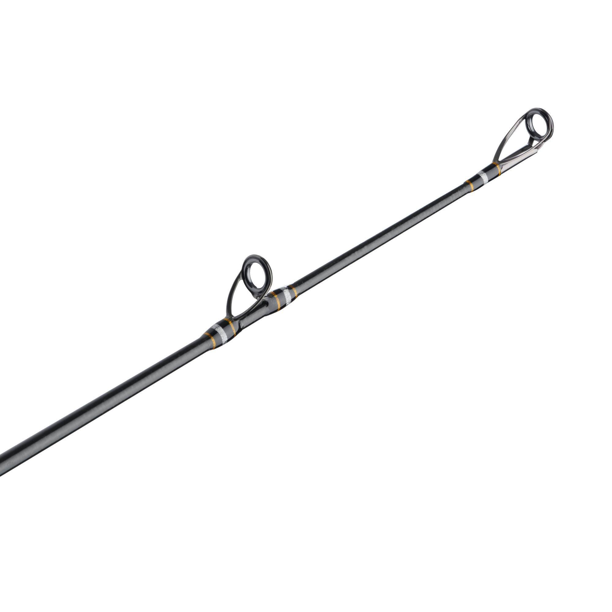 Alt View 7. PENN - Penn Carnage III Boat Conventional Casting Fishing Rod 6'6", up to 100 Lb, Black - black.