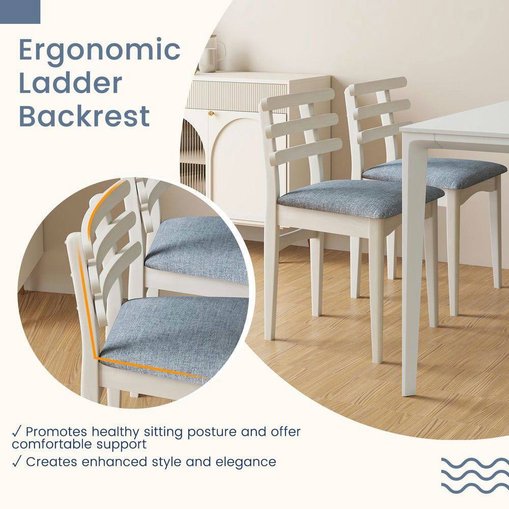 Ergonomic Ladder Backrest

- Promotes healthy sitting posture and offers comfortable support
- Creates enhanced style and elegance