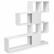 Front. Costway - 5-Tier Bookshelf Corner Ladder Bookcase Display Storage Rack White - White.