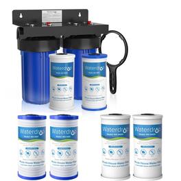 Waterdrop - WHF21-PG Whole House Water Filter System Extra WD-AP810-2 WD-FXHTC-2 Filters - Blue