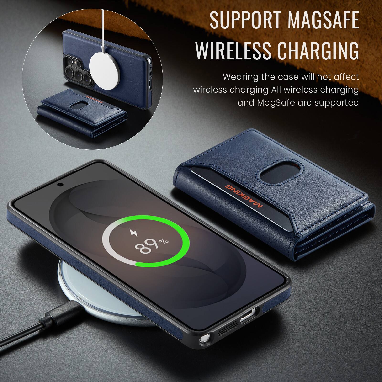 SUPPORT MAGSAFE WIRELESS CHARGING

Wearing the case will not affect wireless charging. All wireless charging and MagSafe are supported

89%