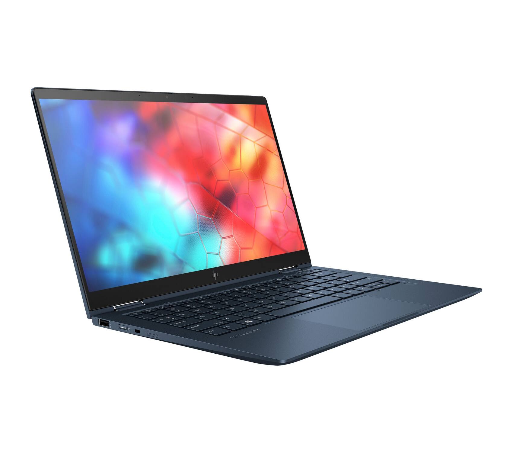 Angle. HP - HP Elite Dragonfly Core i5-8265U 1.6GHz, 8GB, 256GB SSD, 13.3inch FHD Touch, Windows 11 Pro (Refurbished) - Dark Blue.