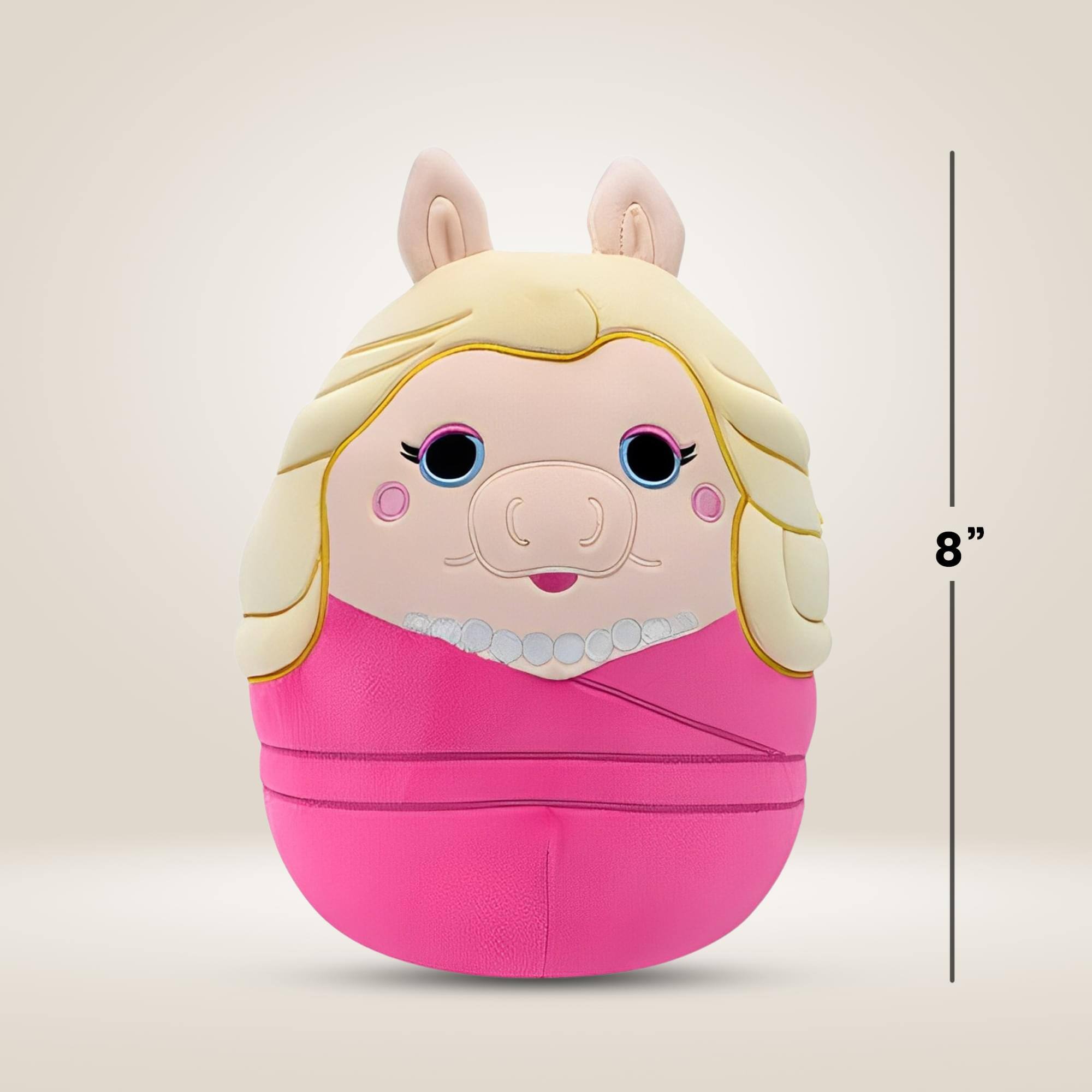 Alt View 10. Kellytoy - Squishmallows The Muppets 8 Inch Plush | Miss Piggy - Pink.