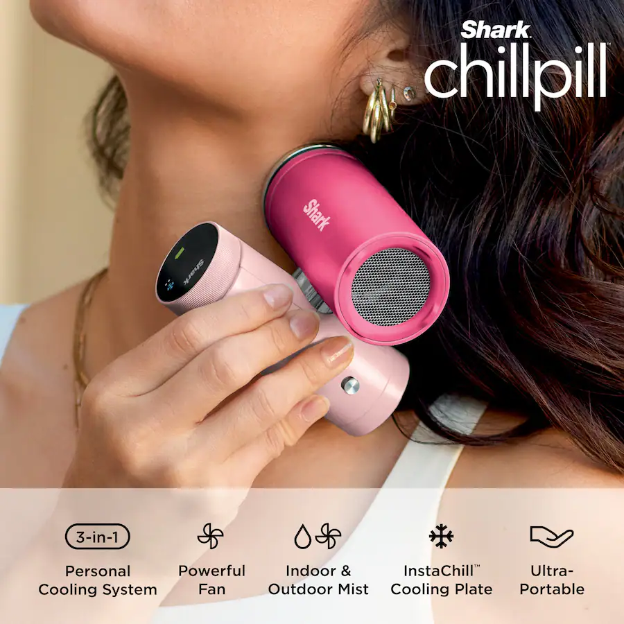 Shark ChillPill 3 In 1 Personal Cooling System With Fan InstaChill shark-chillpill-3-in-1-personal-cooling-system-with-fan-instachill